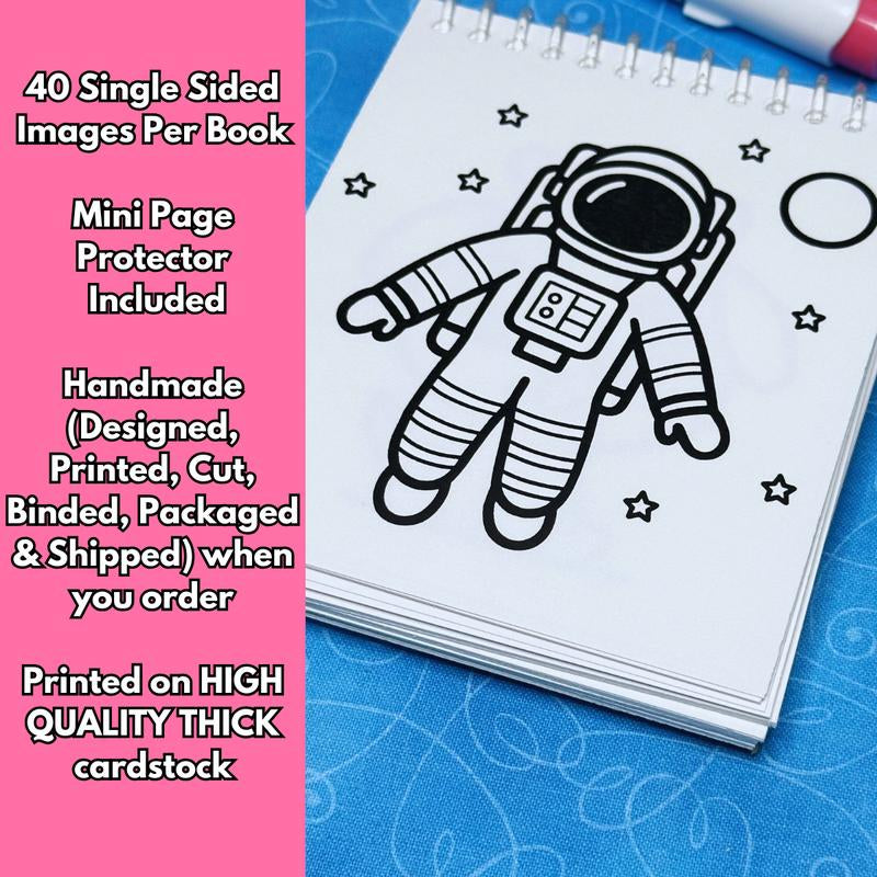 Galactic Aliens Miniature Coloring Book - 40 Fun-Filled Pages of Out of This World Designs for All Ages - Perfect for Relaxation and Creativity!