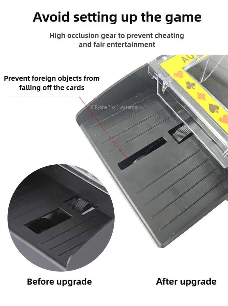 Effortless Card Shuffling with the Automatic Card Shuffler - Perfect for Poker, Blackjack, and More!