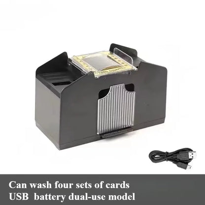 Effortless Card Shuffling with the Automatic Card Shuffler - Perfect for Poker, Blackjack, and More!