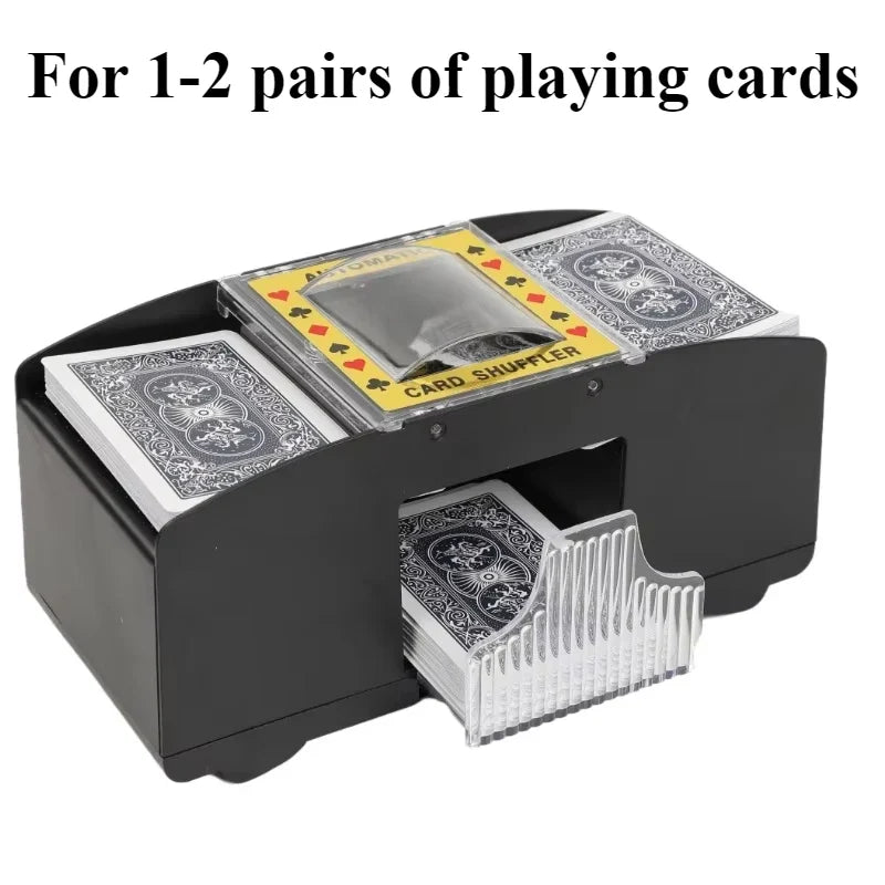 Effortless Card Shuffling with the Automatic Card Shuffler - Perfect for Poker, Blackjack, and More!