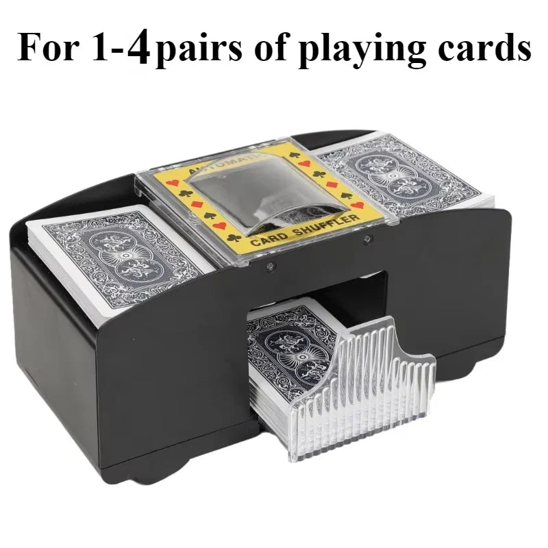 Effortless Card Shuffling with the Automatic Card Shuffler - Perfect for Poker, Blackjack, and More!