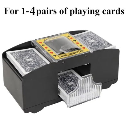Effortless Card Shuffling with the Automatic Card Shuffler - Perfect for Poker, Blackjack, and More!