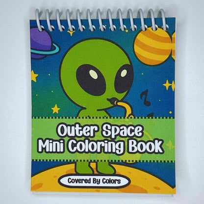 Galactic Aliens Miniature Coloring Book - 40 Fun-Filled Pages of Out of This World Designs for All Ages - Perfect for Relaxation and Creativity!